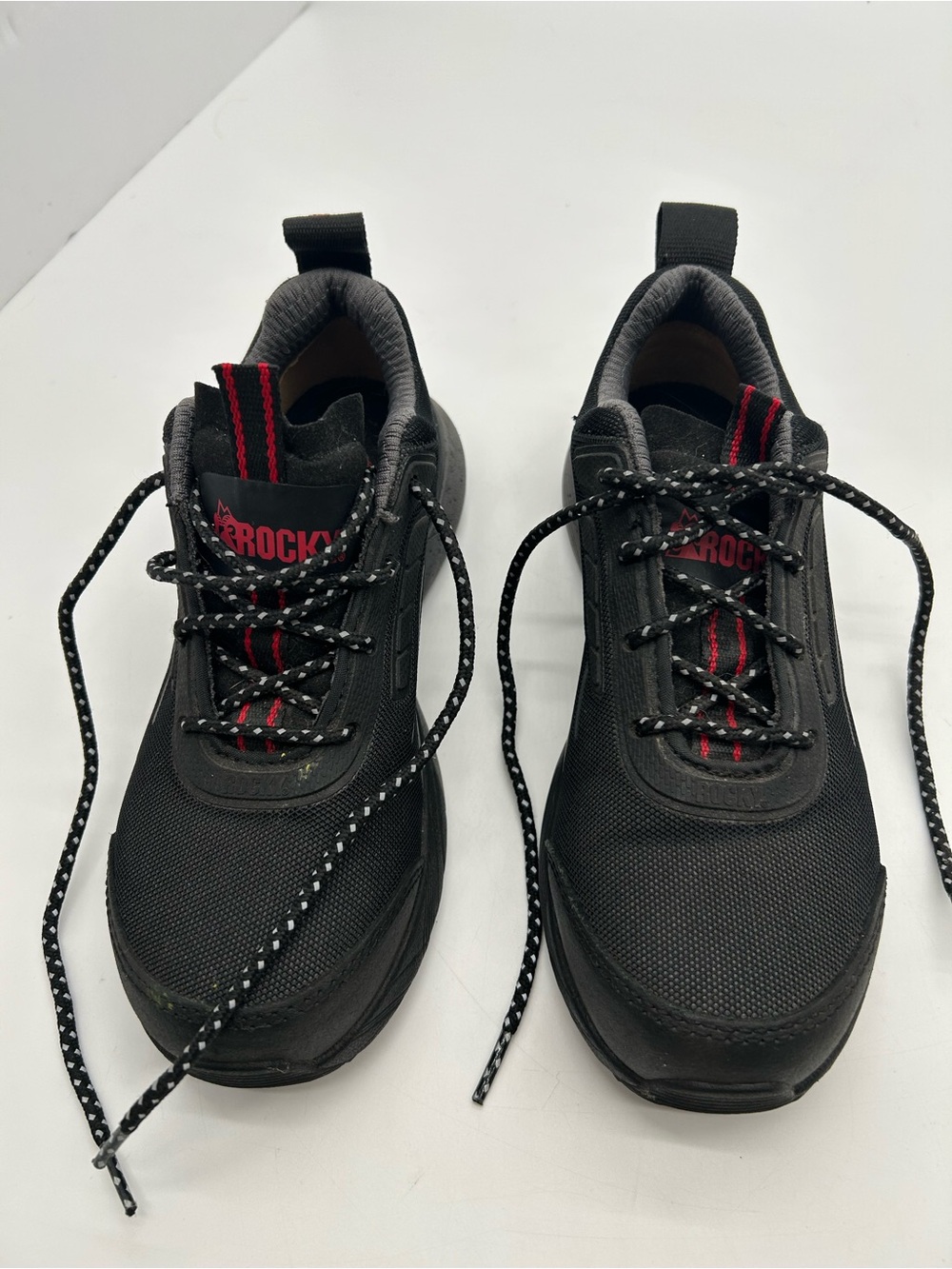 Rocky Women’s Black Athletic Work Safety Shoes With Composite Toe Size 6